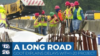 GDOT explains why Interstate 20 project is taking so long