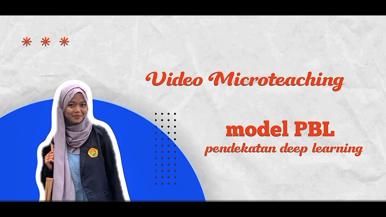Operasi Model Deep Learning PEMBELAJARAN MODEL PROBLEM BASED LEARNING(PBL) DENGAN PENDEKATAN DEEP ...