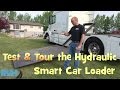 Testing & Touring a Hydraulic Smart Car Loader on an RVHauler