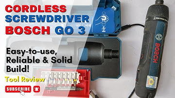 Bosch GO 3 Ultimate Accuschroevendraaier met 7 koppelinstellingen | Review | DIY-tool met USB Typ...