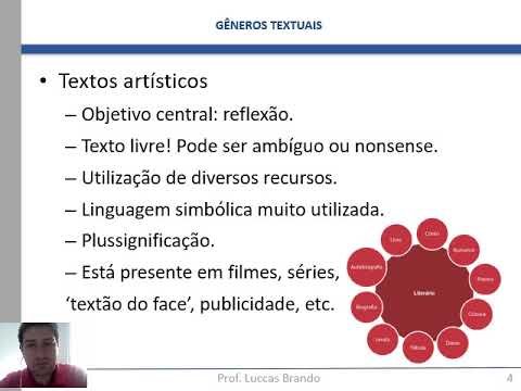 Vídeo: O Que é Texto Artístico