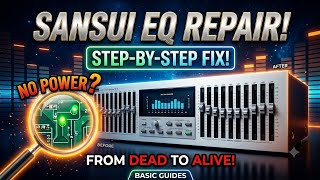 Sansui SE-8 Graphic Equalizer No Power
