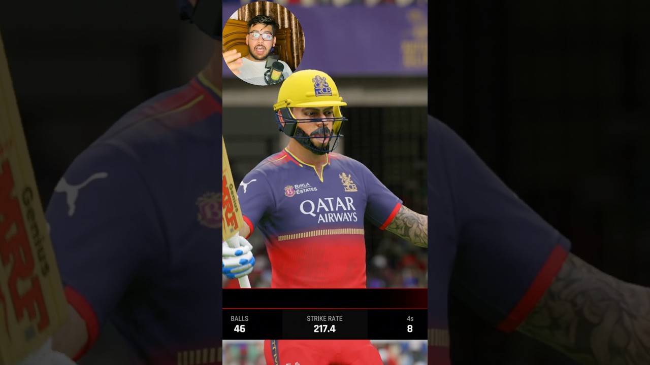 Clutch Kohli on Fire 🔥💯 | Last Over Drama | Cricket 24 