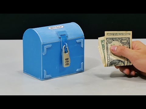 Homemade mini Safe from PVC