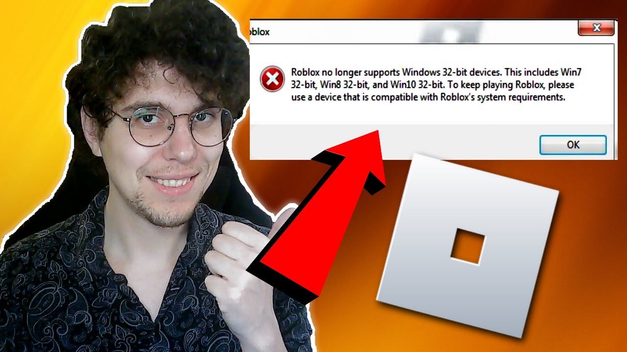 VOCÊ NÃO PODE JOGAR ROBLOX NO PC DE 32-BITS? #vaiprofycaramba #bloxrad