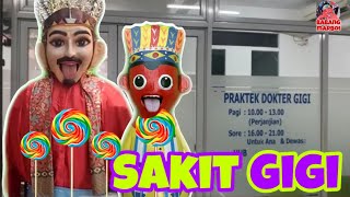 Ondel Ondel Sakit Gigi Makan Permen Lolipop Kebanyakan | Ondel Ondel Betawi
