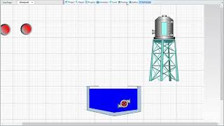 SCADA simulation for Water Level Controller #Automation and Robotics.#PLC