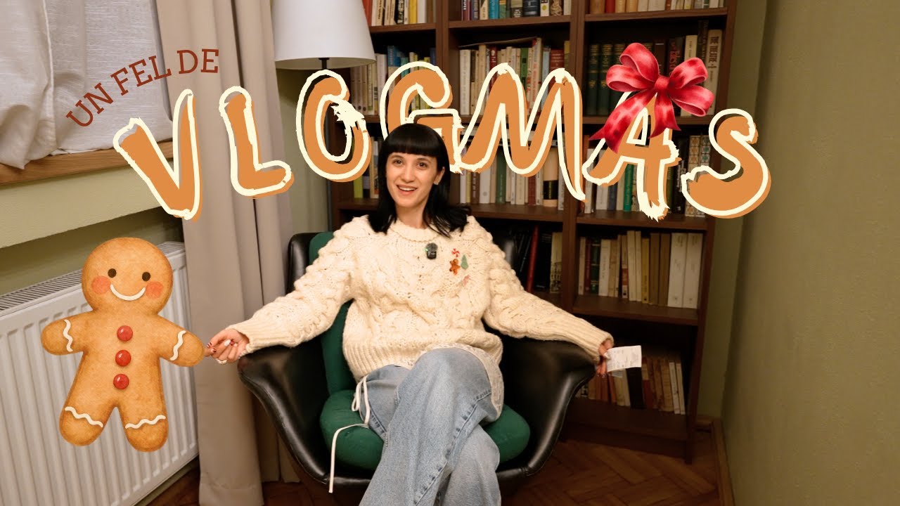 VLOGMAS: Am ajuns la Sibiu | Drum lung, peripetii cu mancarea si o casa plina de carti