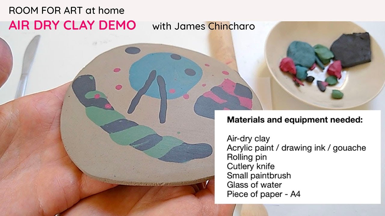 Air Dry Clay Demonstration with artist James Chincharo