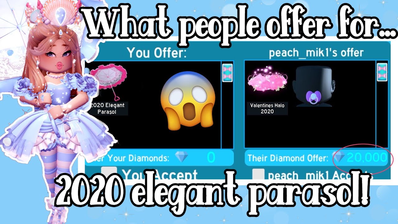 What People Offer For the Parasol! *WOW* Roblox Royale High Trading!