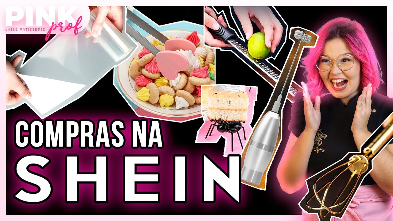 COMPREI E TESTEI NA SHEIN | UTENSÍLIOS DE CONFEITARIA | Laíse Patisserie