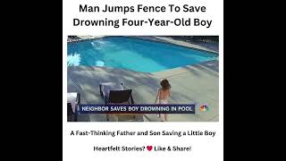 Man Jumps Fence To Save Drowning Four Year Old Boy