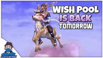 Utopia Origin: Wish Pool is Back tomorrow!! with free 10,000 shell coin