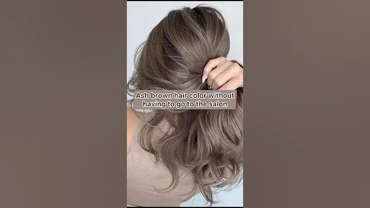 Ash brown hair color😻                    #shortvideo #haircolor #brown #haircare