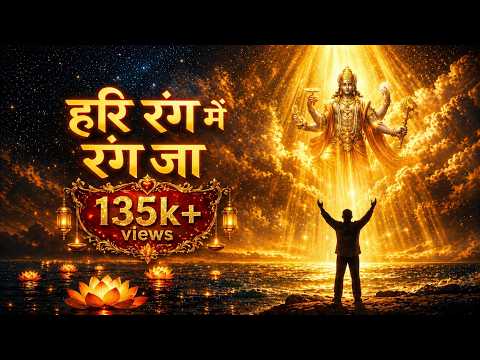 Hari Rang main Rang Ja re 🙏 Soulful Gujarati Bhajan | Feel the Divine Love Within. #love 