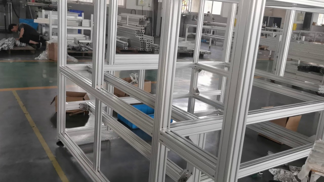 Frame making from aluminium profiles aluminium extrusion YouTube