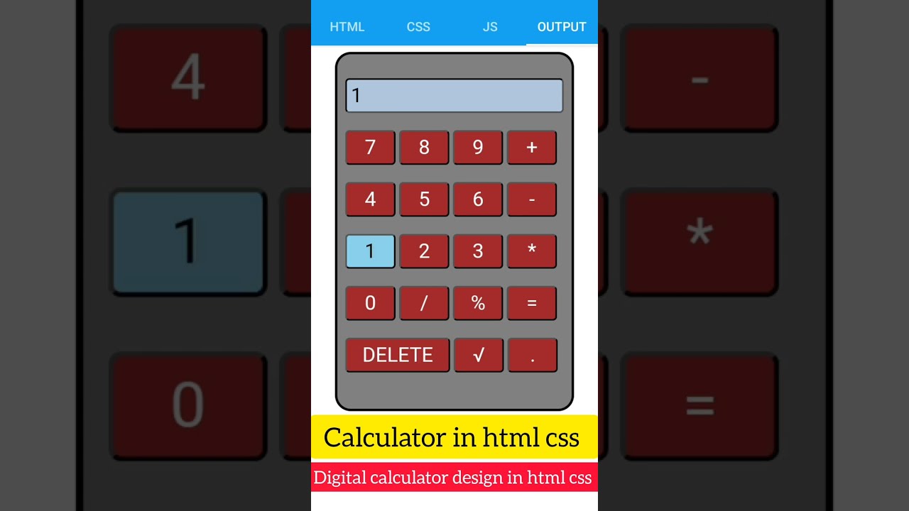how to create a digital calculator using in AI tools no coding