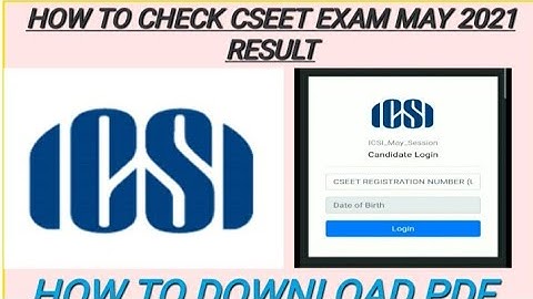 How to check CSEET Results?CSEET Results kaise check kre ?