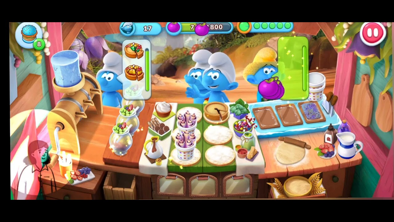 THE SMURFS COOKING 