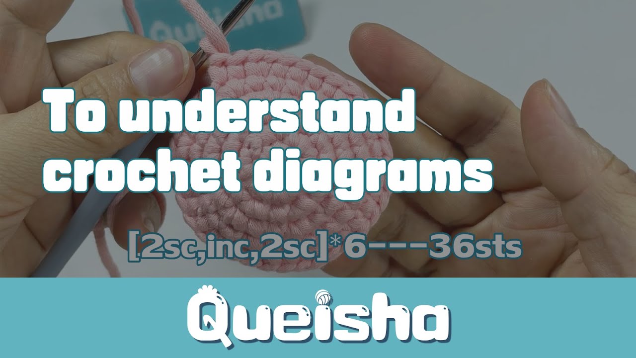 To understand crochet diagramsQUEISHA crochet kit for beginners YouTube