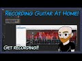 Recording electric guitar at home  home studio guide