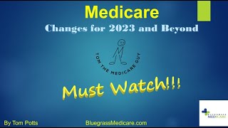 Critical update on how the Inflation Reduction Act effects Medicare Drug Plan Changes for 2023.