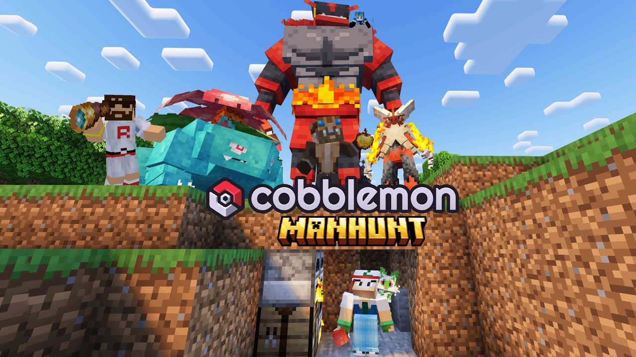 Minecraft Manhunt but it's Pokemon