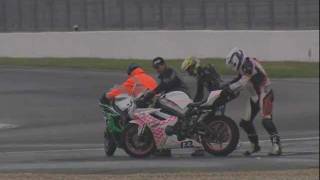 Crash très insolite Promosport Magny-Cours