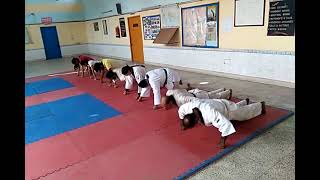 Taekwondo Practice Eolgul Apchagi face Kick Mohali Academy Punjab India supervision |Satpal Rehal|
