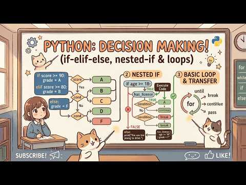 Python Control Flow & Conditional Statements Explained  if, ifelse, elif, Nestedif #codevibeofficial