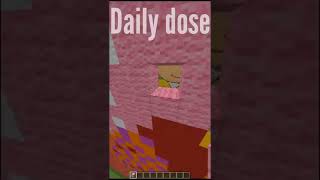 Peppa pig pixel art in Minecraft #shorts