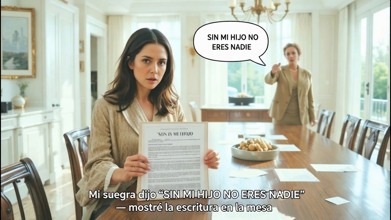 Mi Suegra Dijo “Sin Mi Hijo no Eres Nadie” — Mostré La Escritura En La.....