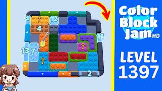 Color Block Jam Level 1397 Solution Walkthrough