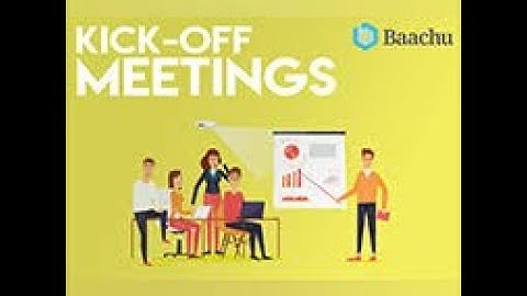 Kick off Meeting Management  | Baachu Scribble