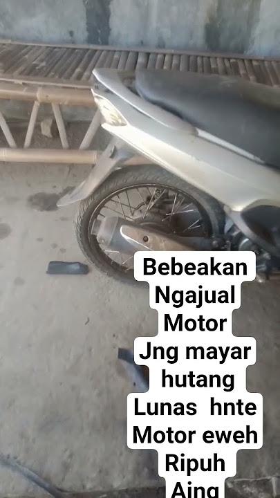 ripuh loba hutang Ari NU ngahutang t mikir