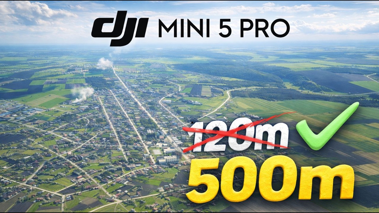 DJI MINI 5 PRO 500m Hack | MAX Altitude Unlocked - Cinematic 4K - YouTube
