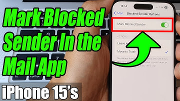 iPhone 15/15 Pro Max: How to Enable/Disable Mark Blocked Sender In the Mail App