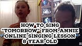 Learn How To Sing Tomorrow Annie Jr Youtube