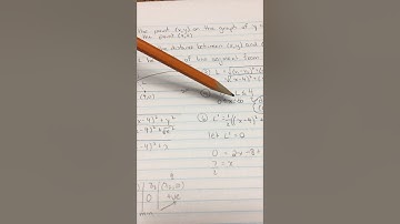 Optimization - Distance from a point to square root function