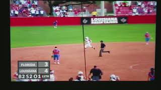 #16 Ragin' Cajuns upset #2 Florida Gators in an 11 inning showdown in Lafayette.