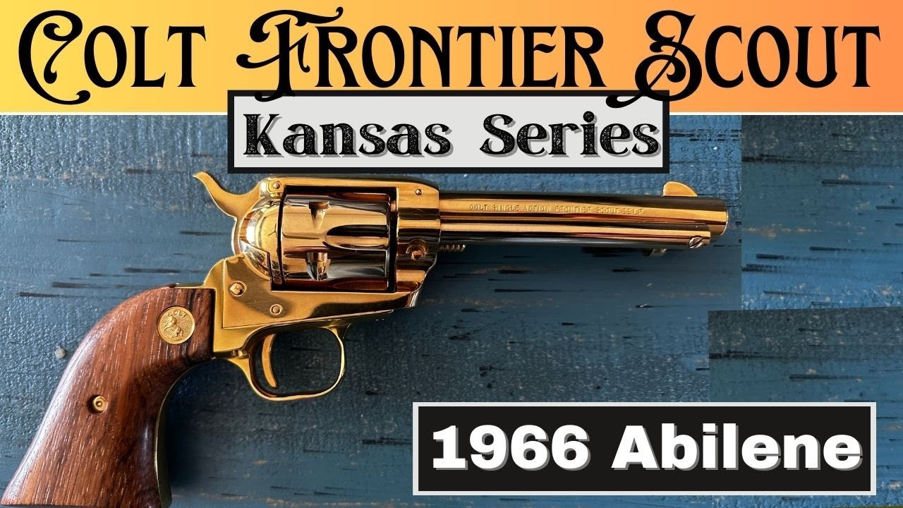 1966 Colt Frontier Scout Kansas Series Abilene Single Action 1 of 500