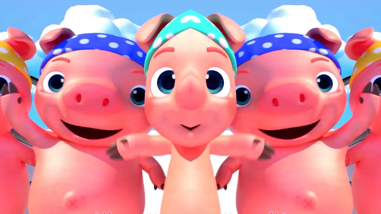 ABC kid Tv Outro Logo Three Little Piggies (Sponsored by preview 2 effects)