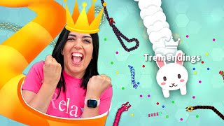 Soy la REINA de las SERPIENTES en SNAKE IO + screenshot 4