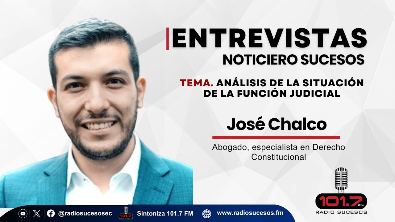 Entrevista José Chalco Abogado, especialista en Derecho Constitucional