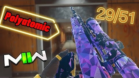 Mw2 polyatomic camo guide 29/51   (LA-B 330) sniper rifle