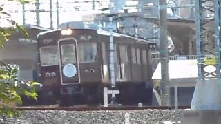 2018.11.05 阪急 5300系5319F 2025大阪万博誘致PRヘッドマーク付き 準急河原町行き通過 相川駅 阪急電鉄 阪急電車