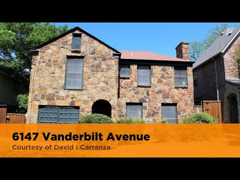 6147 Vanderbilt Avenue, Dallas, TX home video tour