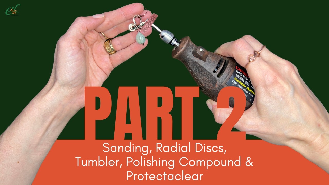 Как профессионально завершить изготовление сережек ручной работы | Шлифовка, дремель, полировка в...
