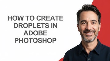 How to Create Droplets In Adobe Photoshop - KevinHowTo