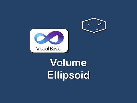 volume of ellipsoid in vb.net